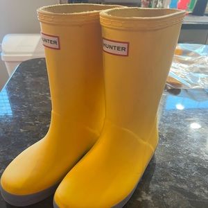 Size 13us kids hunter rain boots